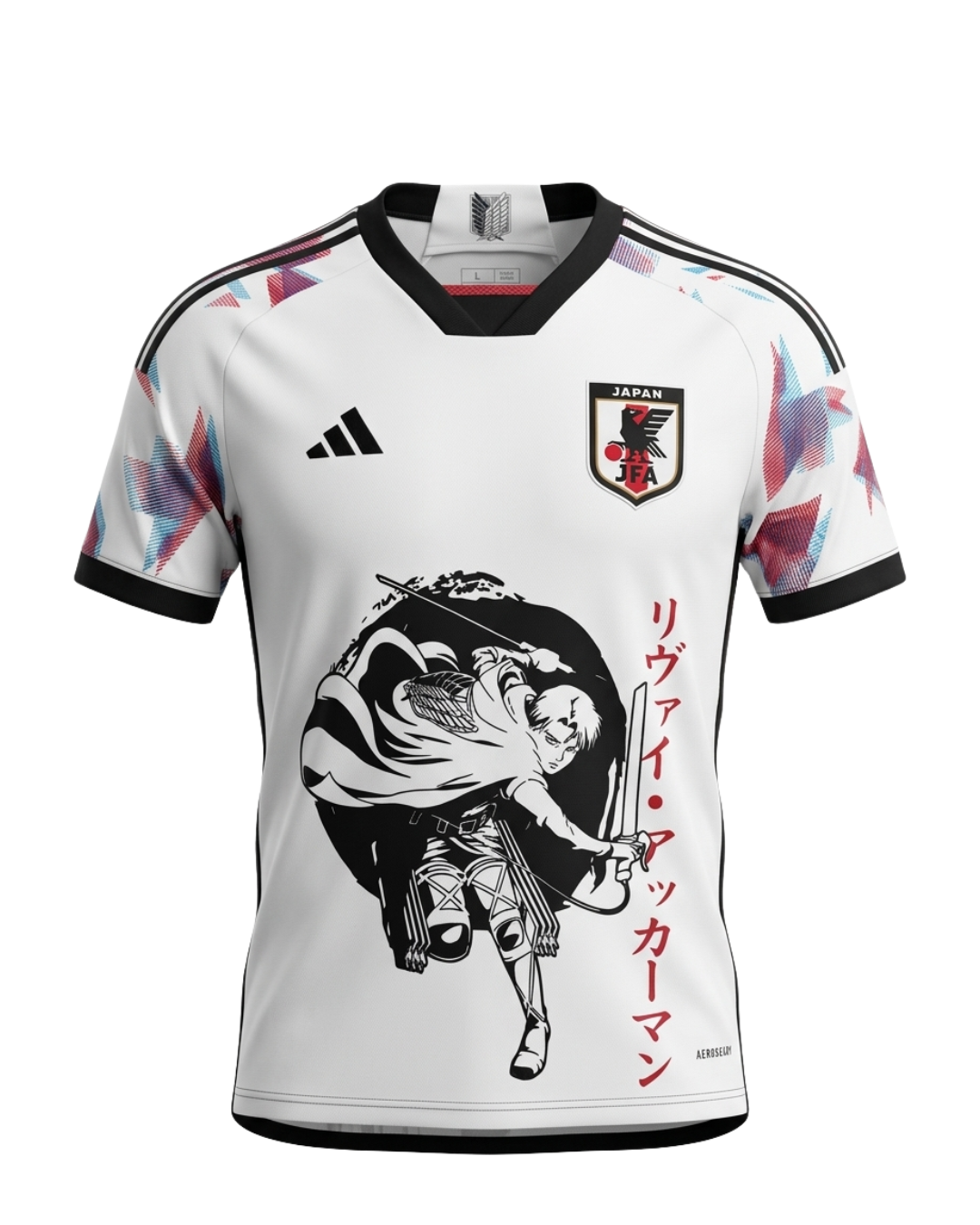 Jersey Japon Attack on Titan Levi Ackerman