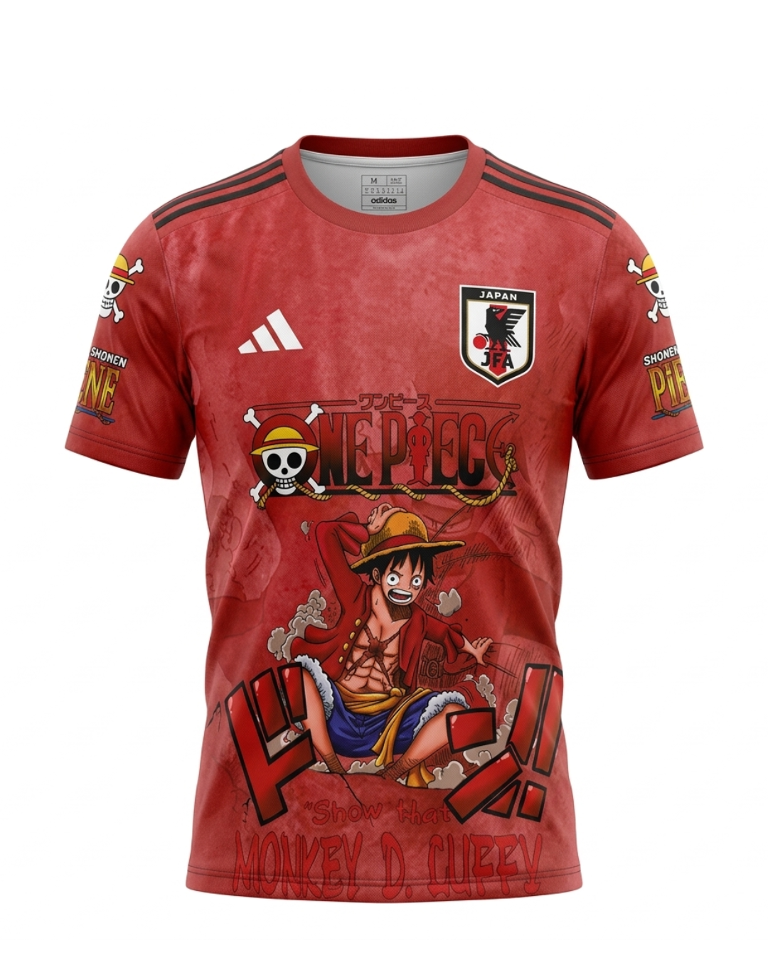 Jersey Japon One Piece "Luffy Red"