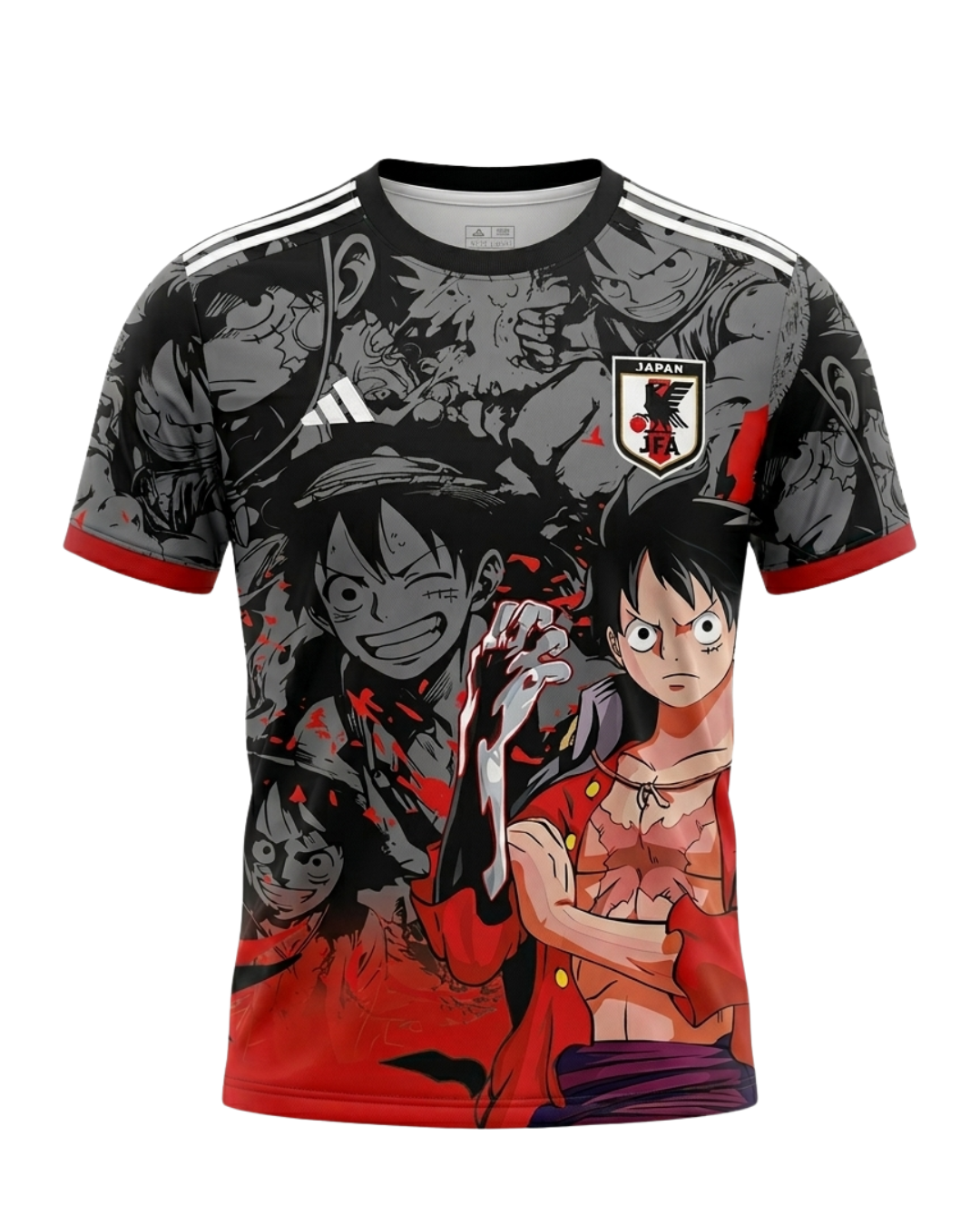 Jersey Japon One Piece Black-Red Edition