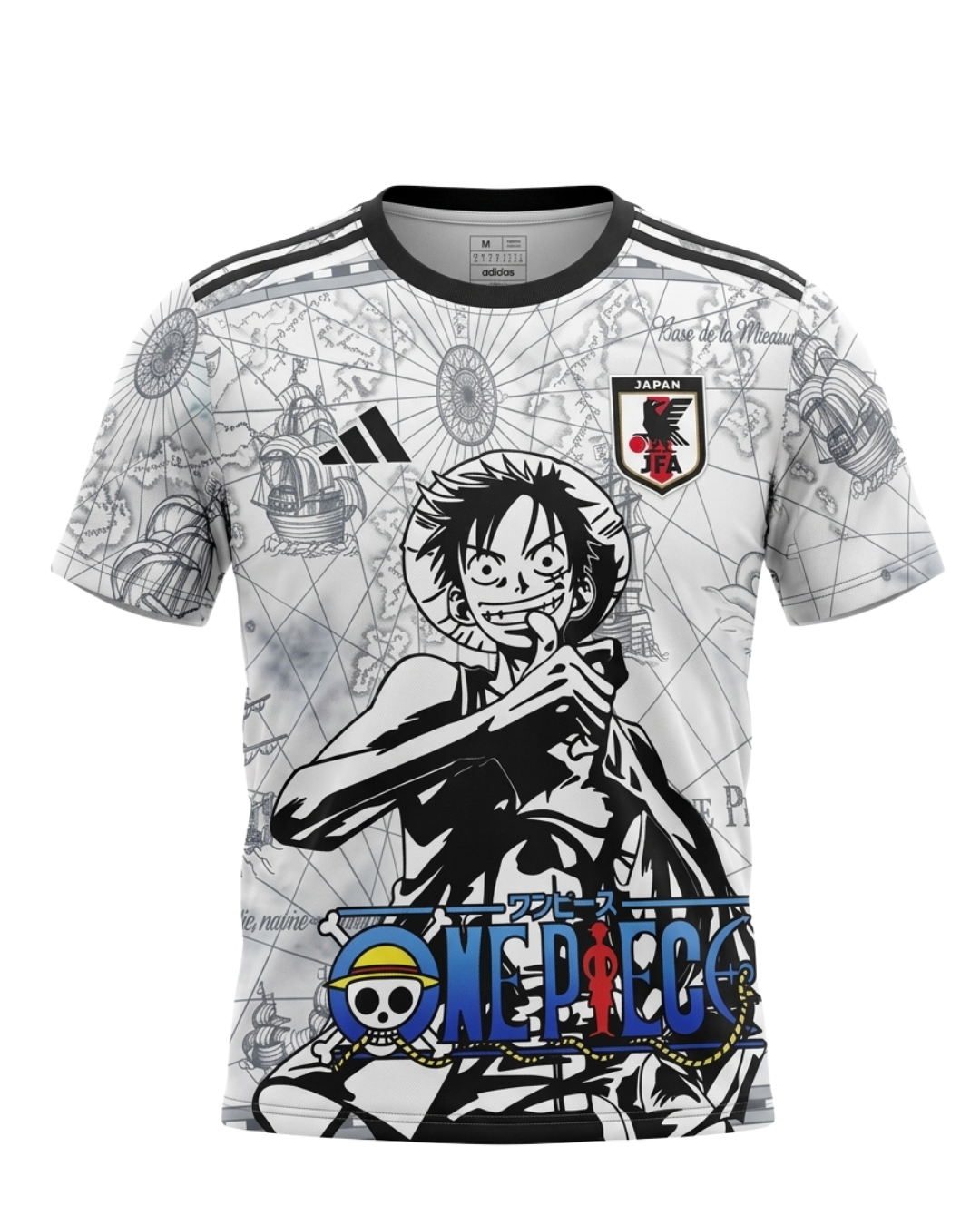 Jersey Japon One Piece "Luffy Map"