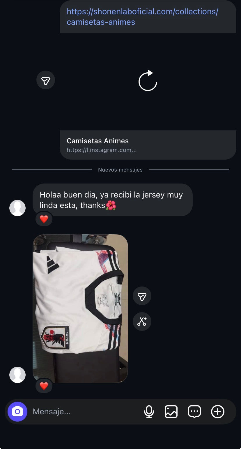 Reseña de cliente en Instagram